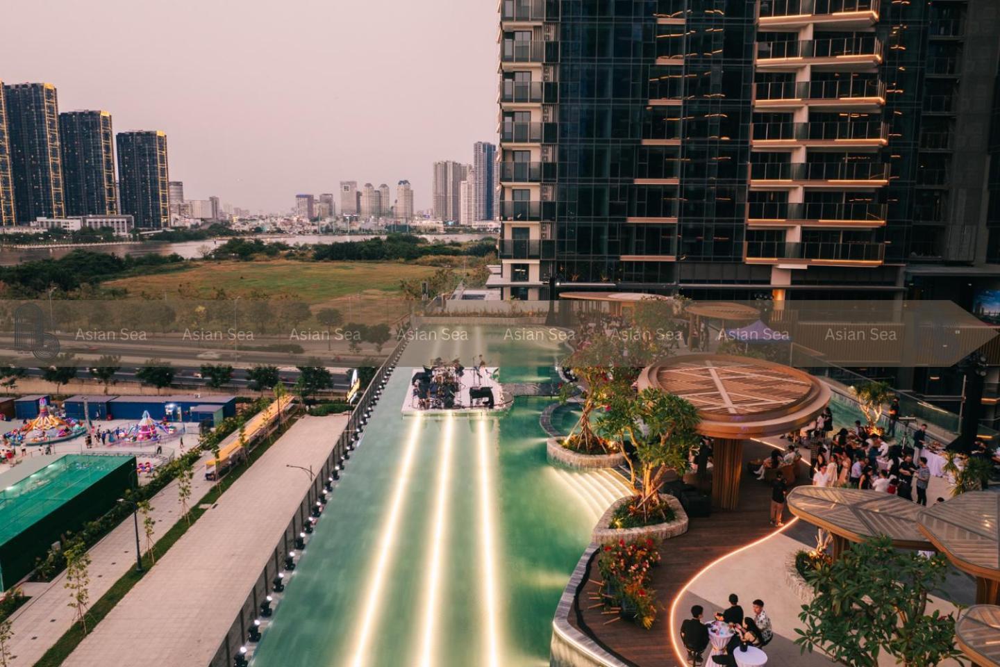 Апартаменти Metropole Thu Thiem Хошимін Екстер'єр фото