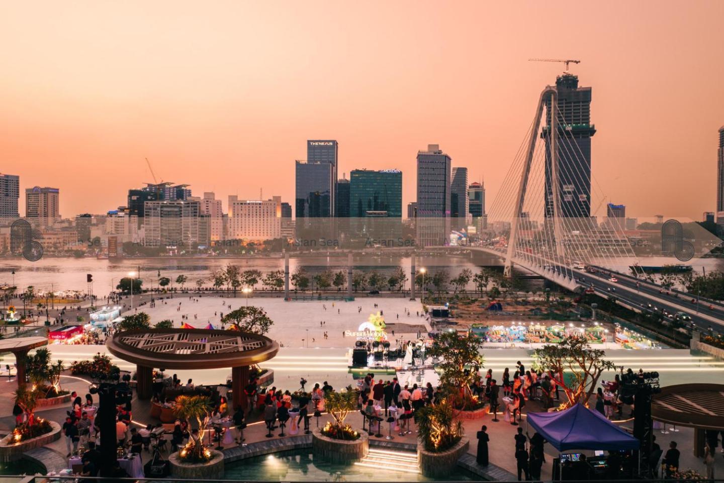 Апартаменти Metropole Thu Thiem Хошимін Екстер'єр фото